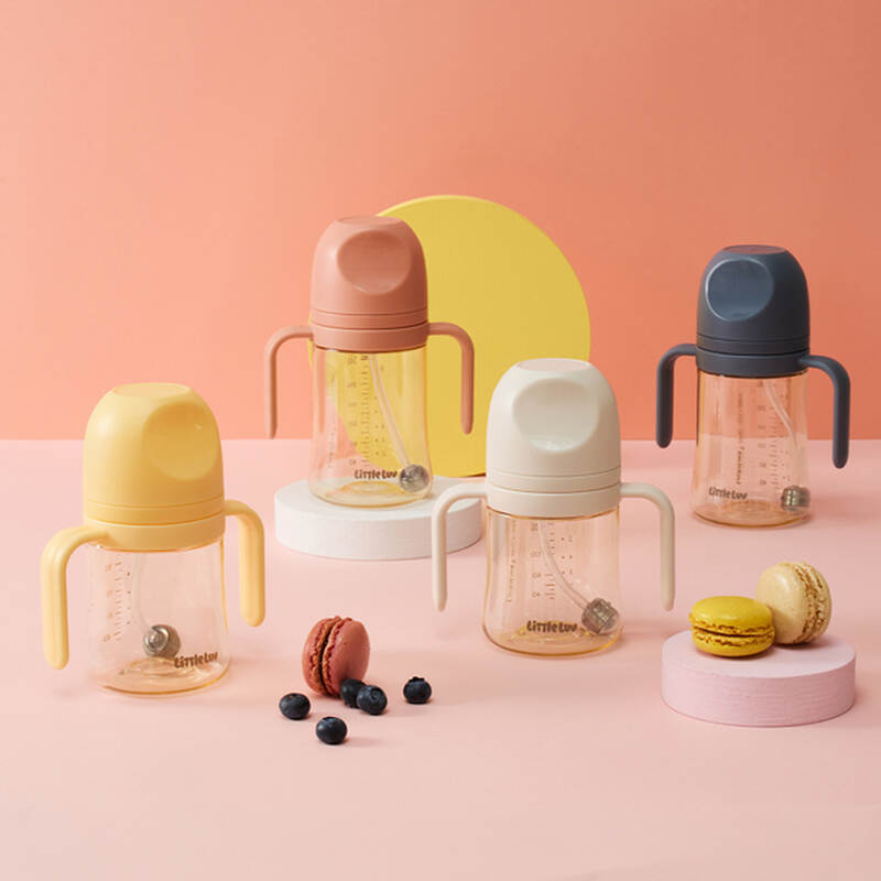 Bình tập uống cho bé LocknLock Little Luv có ống hút dung tích 280ml / 350ml nhiều màu - HAP914-HAP915 image number null